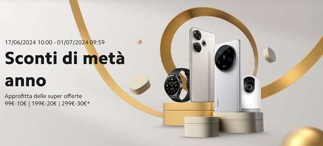 sconti di metà anno xiaomi