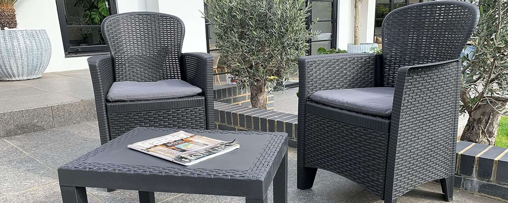 Set da giardino effetto Rattan a 71€: BELLISSIMO, anche per il balcone