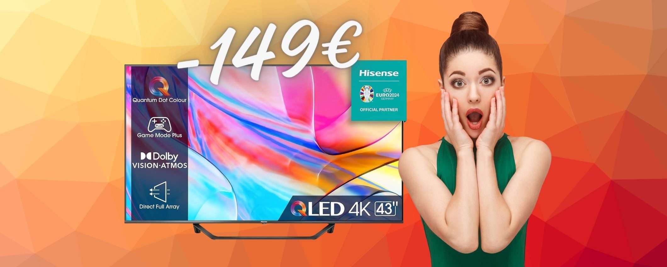 Smart TV Hisense da 43