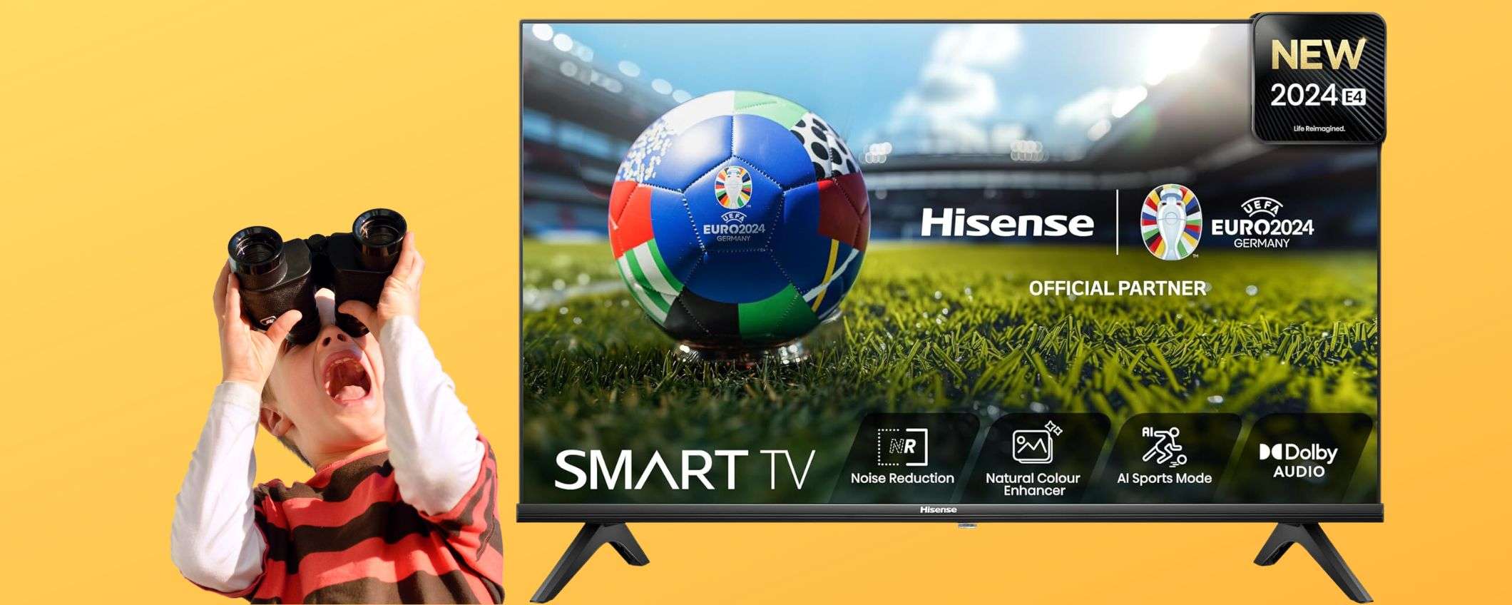 Questo televisore smart Hisense a meno di 200€ è pazzesco: affare su Amazon