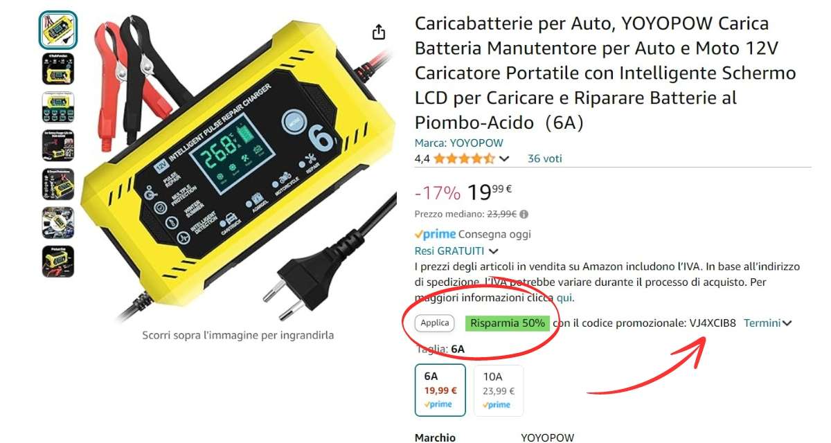 solo-9-99e-questo-caricabatterie-auto-moto-prezzaccio-amazon-codice