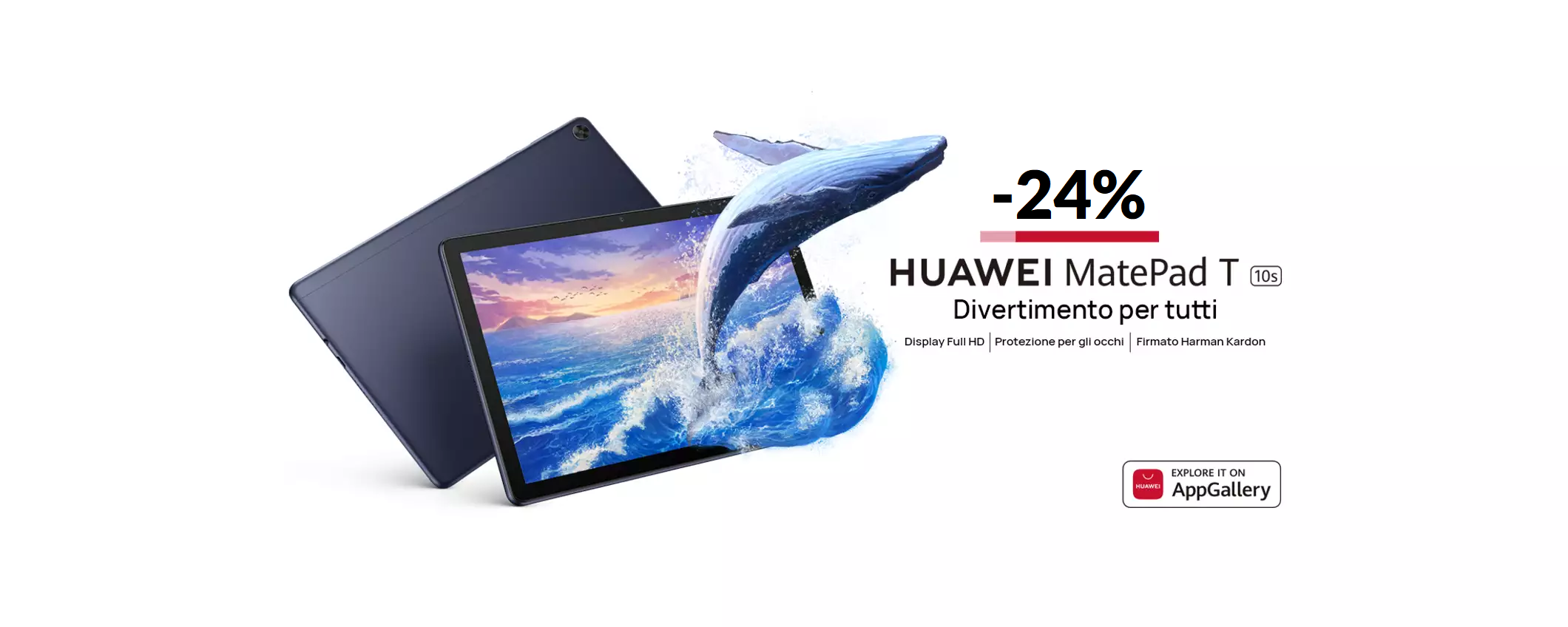 Huawei ANNIENTA il prezzo del MatePad T 10s, ormai sotto i 200€