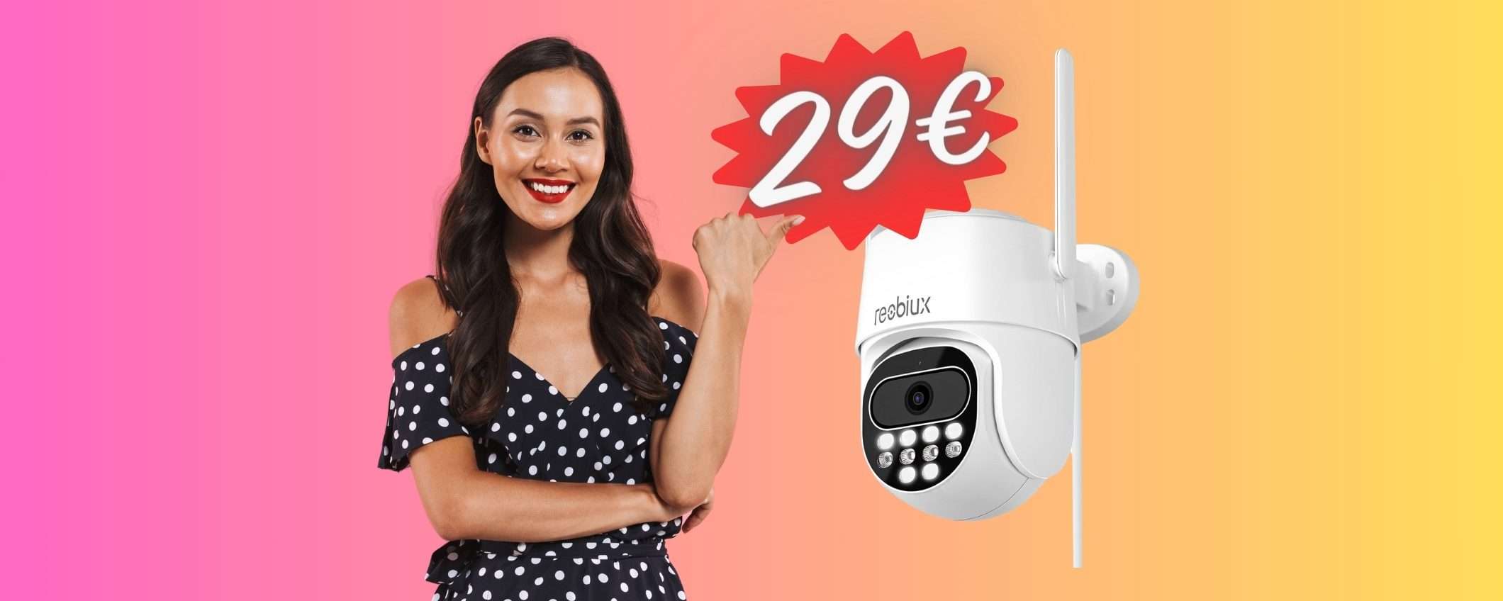 Telecamera di sorveglianza WiFi per una CASA SICURA (29€ su Amazon)