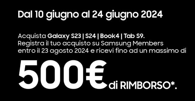 unieuro cashback samsung