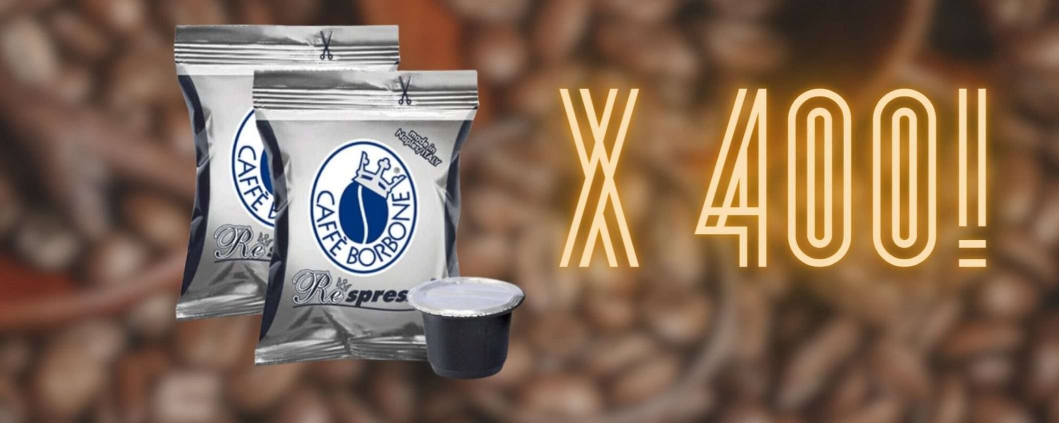 Caffè Borbone Miscela Nera: 400 capsule per Nespresso a un prezzo WOW