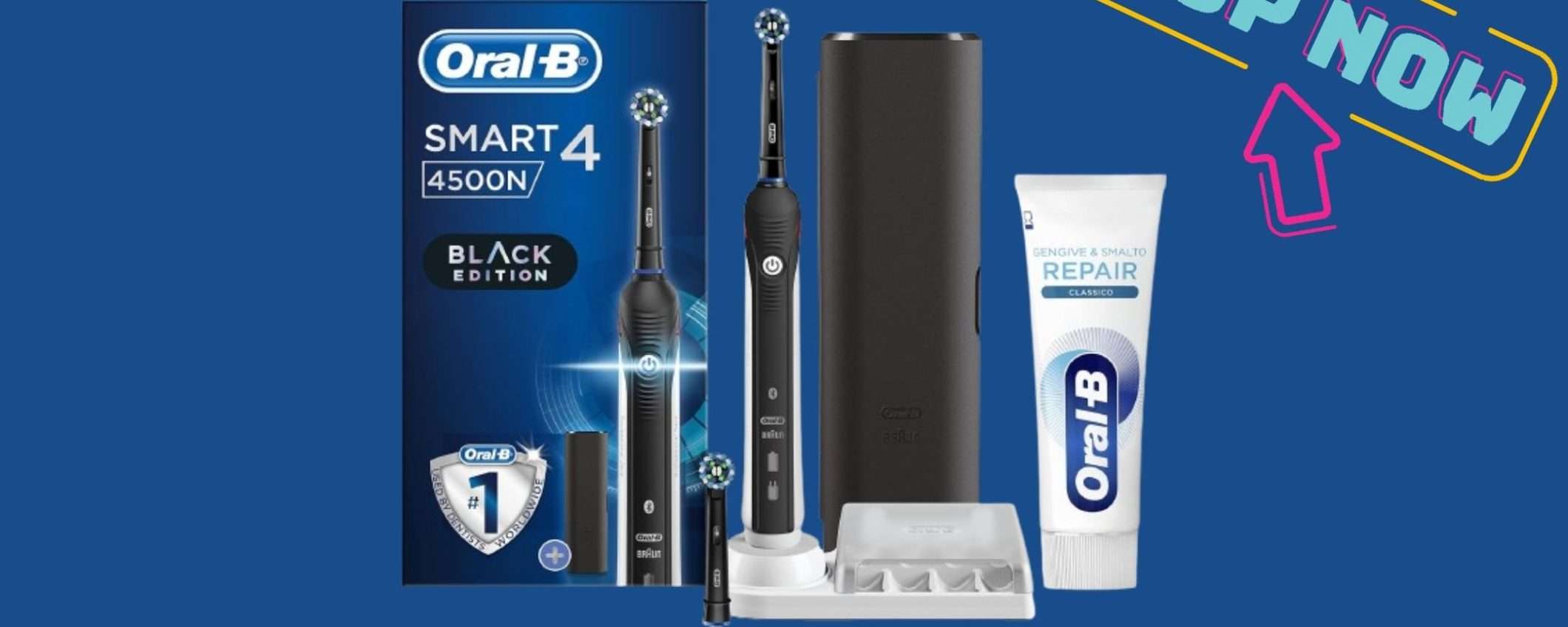 Spazzolino elettrico Oral-B Smart 4: su Amazon il prezzo scende a soli 49,99€