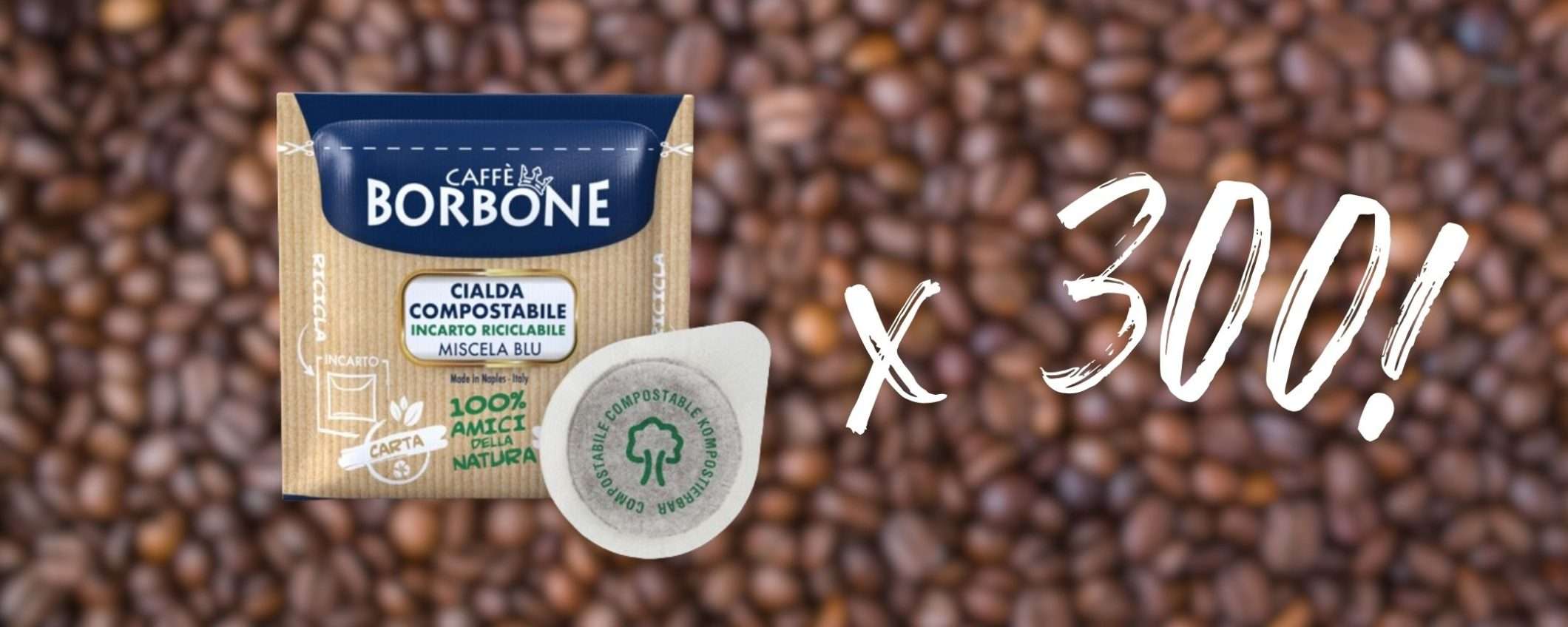 Caffè Borbone Miscela Blu: 300 cialde ESE a soli 51€ su eBay