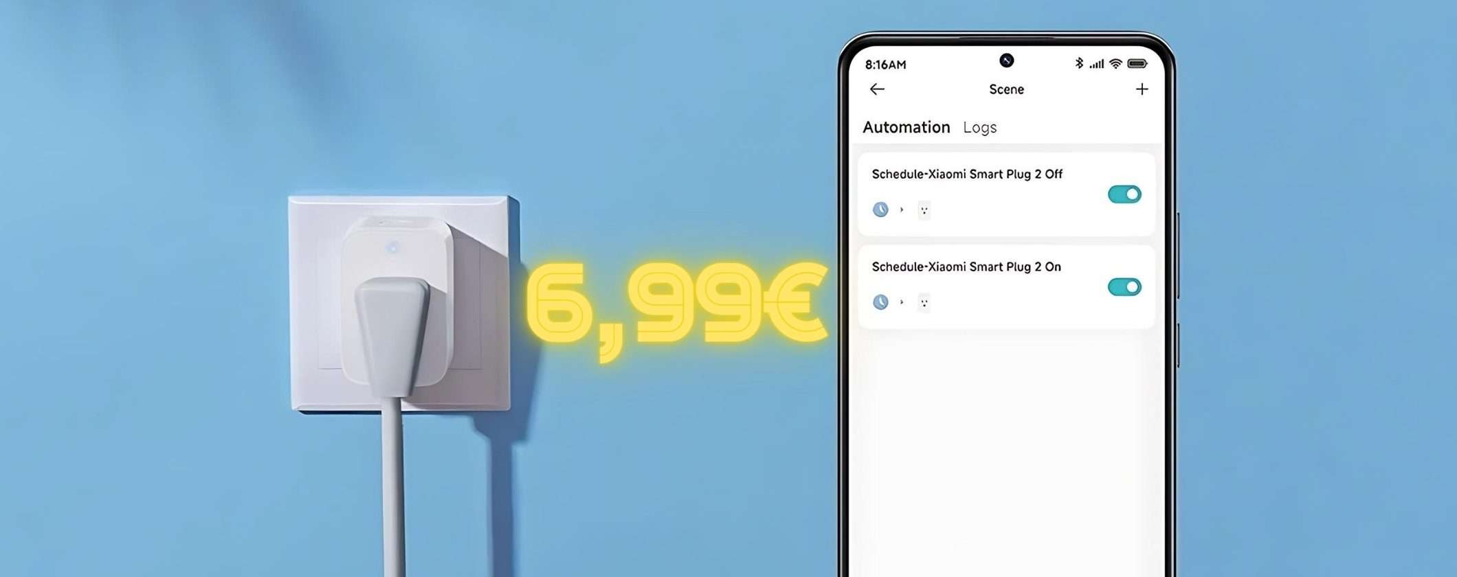 Xiaomi Smart Plug 2: presa smart in OFFERTA a 6€ solo per oggi