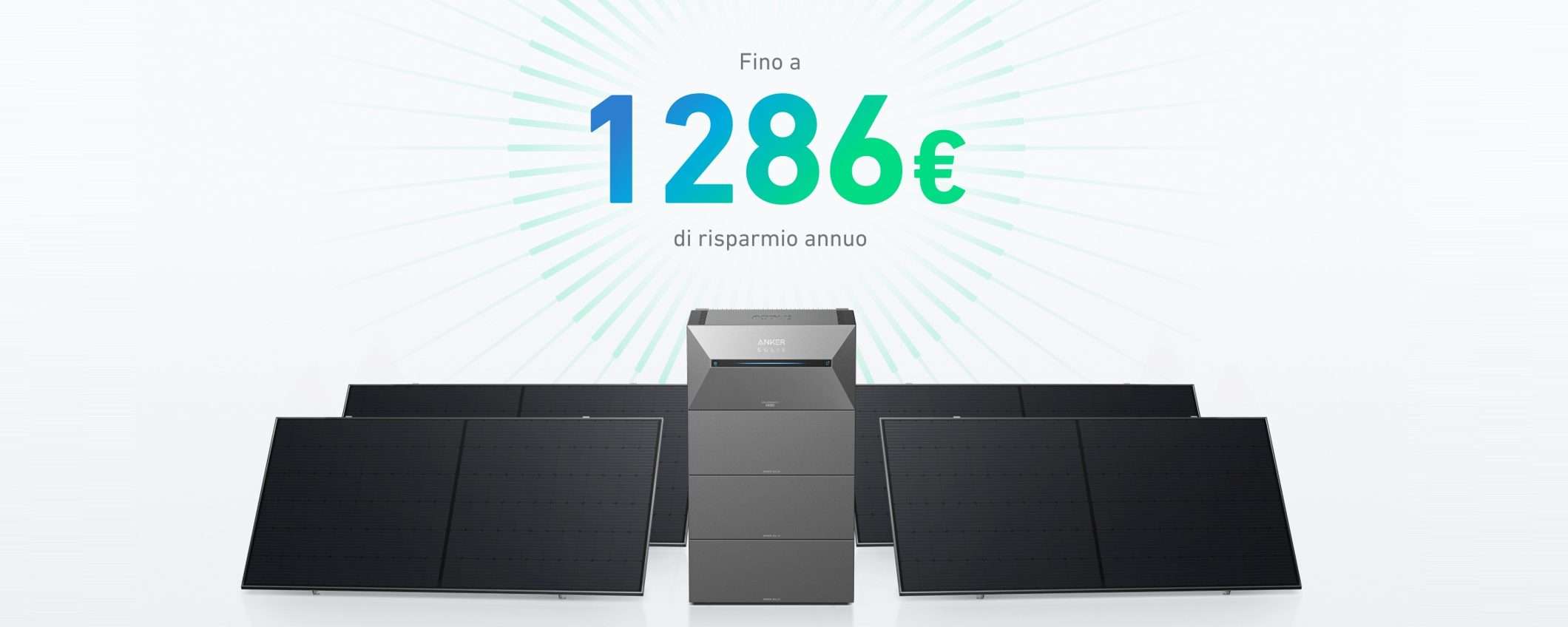 Fotovoltaico da balcone: offertissima Anker per il Prime Day