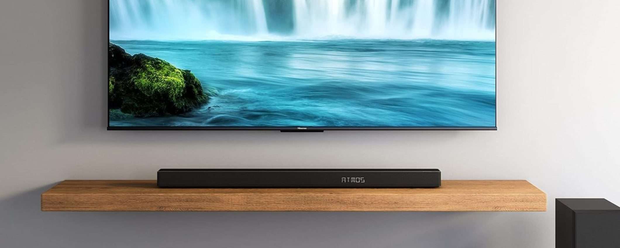 360W di POTENZA ASSOLUTA con la soundbar 3.1.2 Hisense: -18% su Amazon