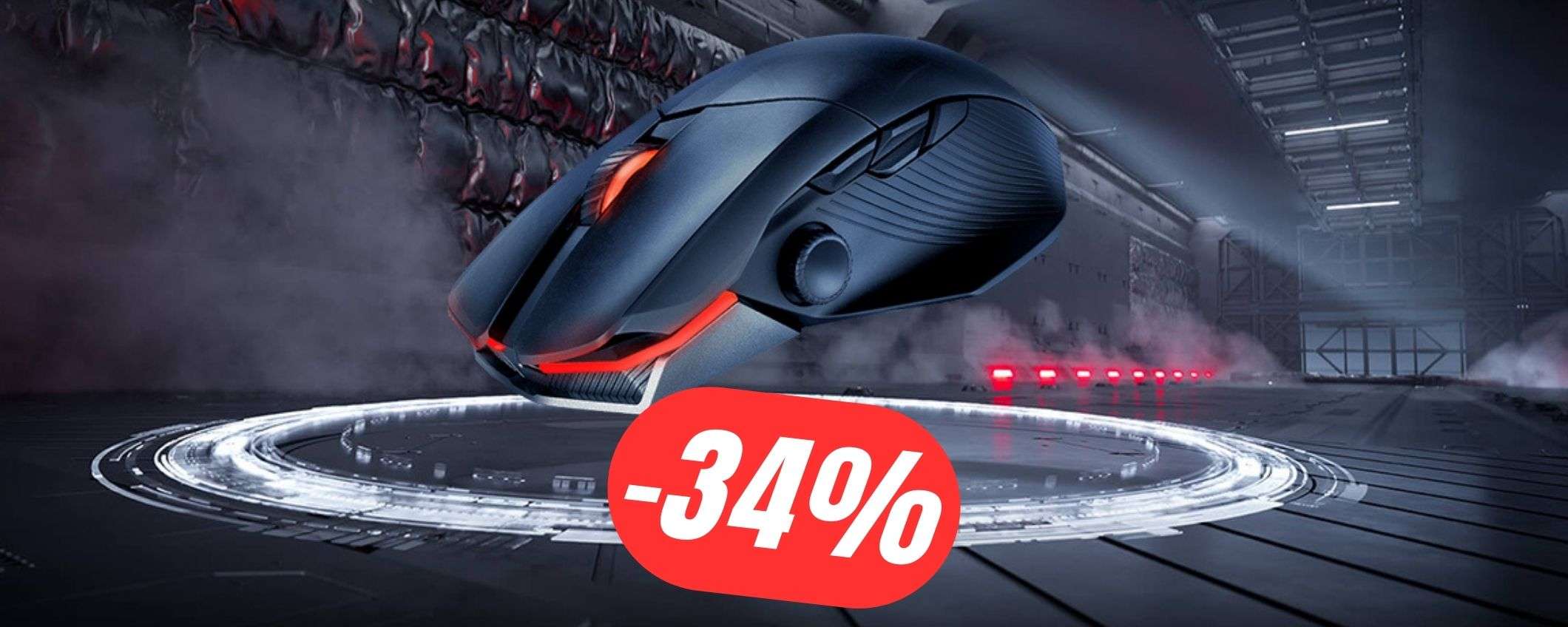 Questo MOUSE di Asus ha il JOYSTICK (e costa il 34% in meno!)