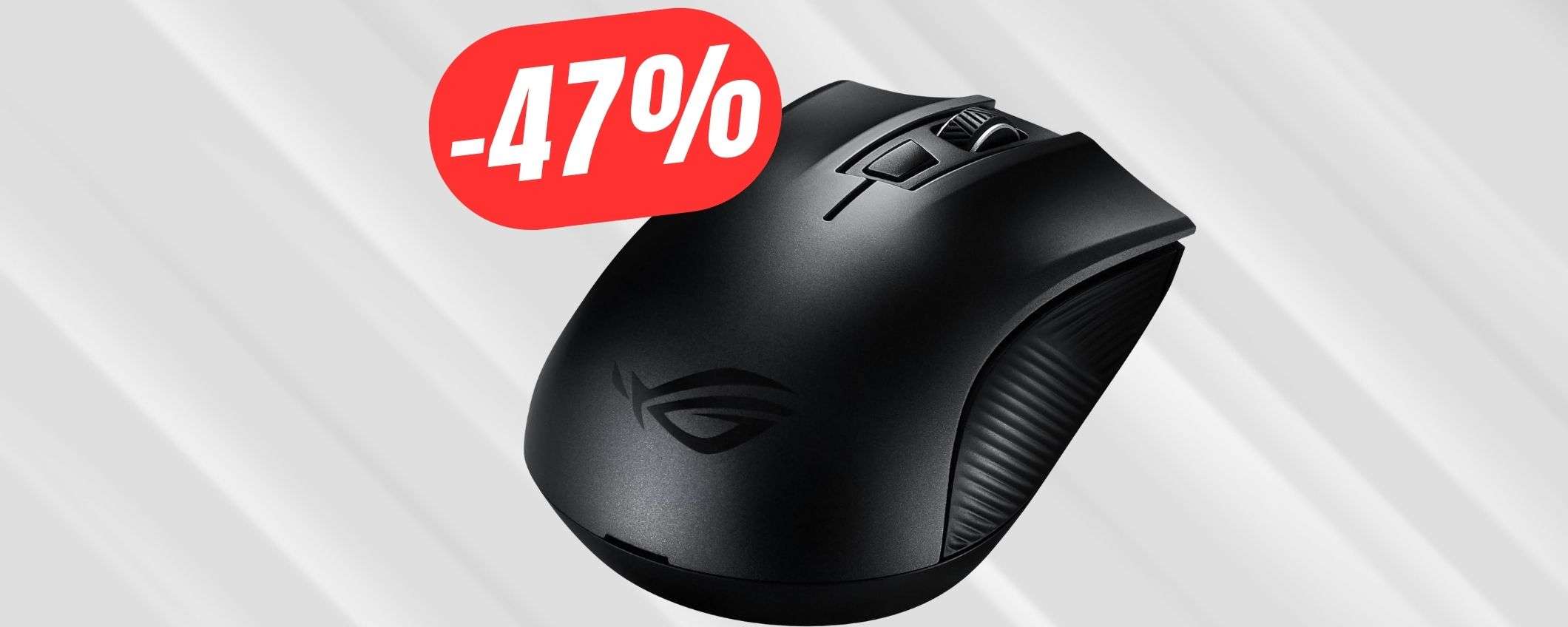 MINIMO STORICO per questo mouse wireless ASUS ROG (-47%)