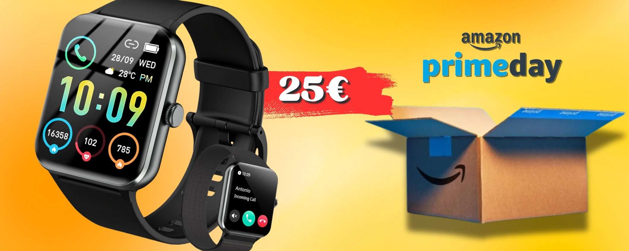 Smartwatch o smartphone? Al polso un MOSTRO tech con soli 25€