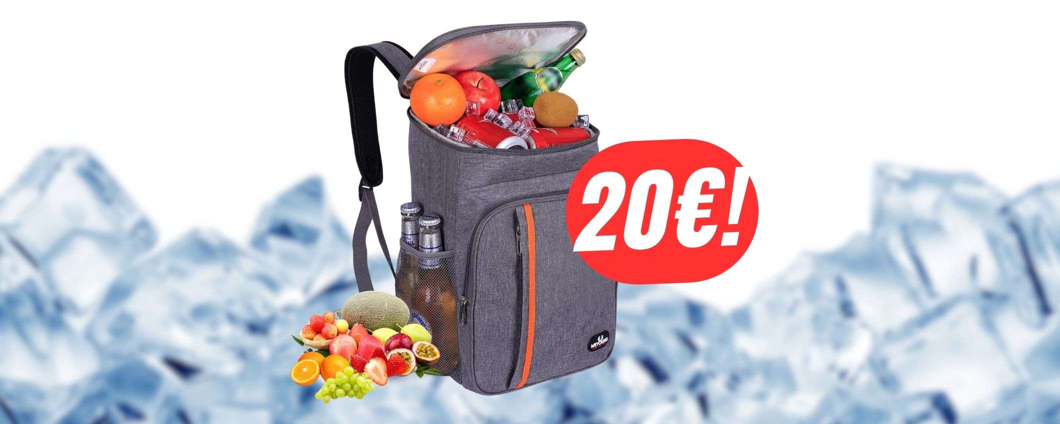 Questa BORSA FRIGO da 23L costa solo 20€ su Amazon!