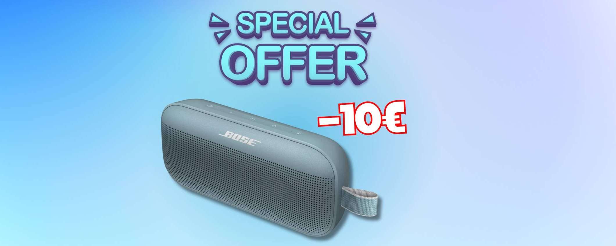 Bose SoundLink Flex: moderno, potente e scontato di ben 10€