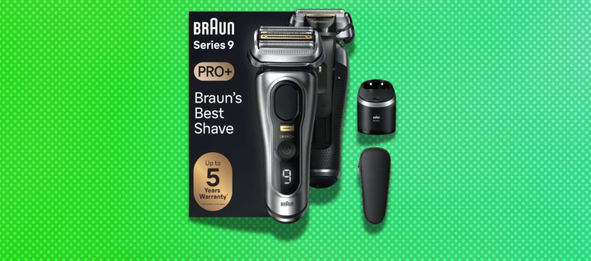 Braun Serie 9 PRO+, da 430 a soli 249 euro: il rasoio elettrico da acquistare SUBITO