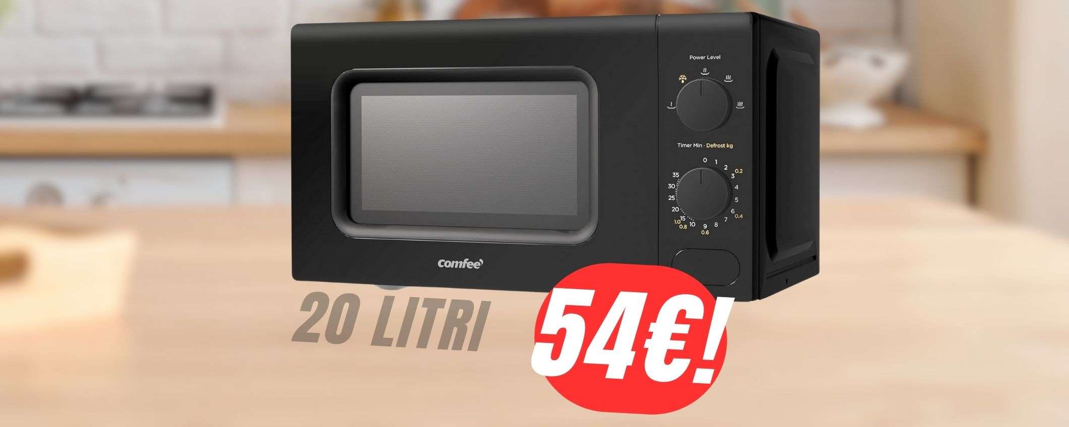 Microonde a 54€?! Fai presto, prima che finisca!