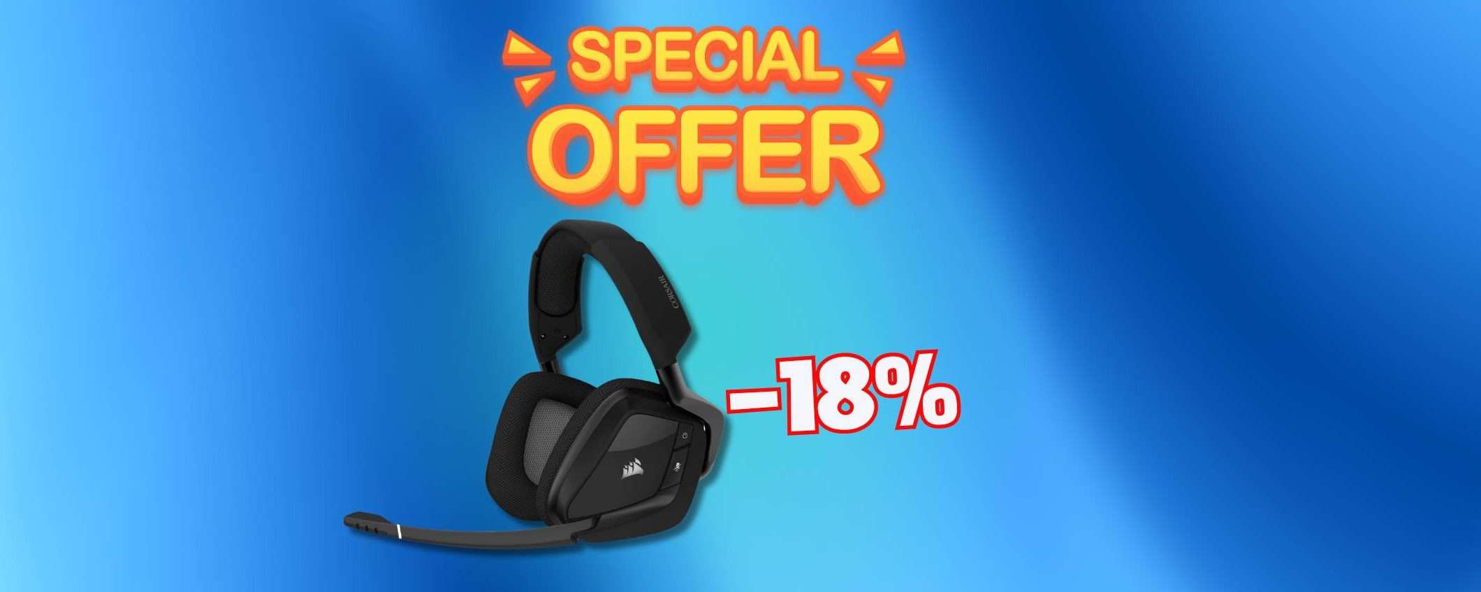 Cuffie Corsair Void RGB Elite: sconto TOP del 18%!