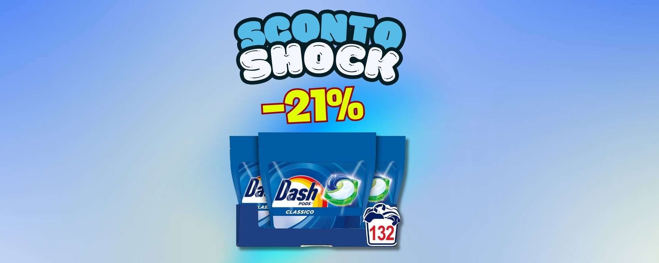 Ben 132 Dash Pods in sconto del 21%, solo per poco!