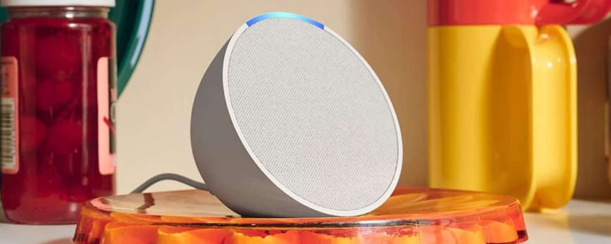 Echo Pop a 19,99€: lo smart speaker più BELLO crolla su Amazon (sconto 64%)