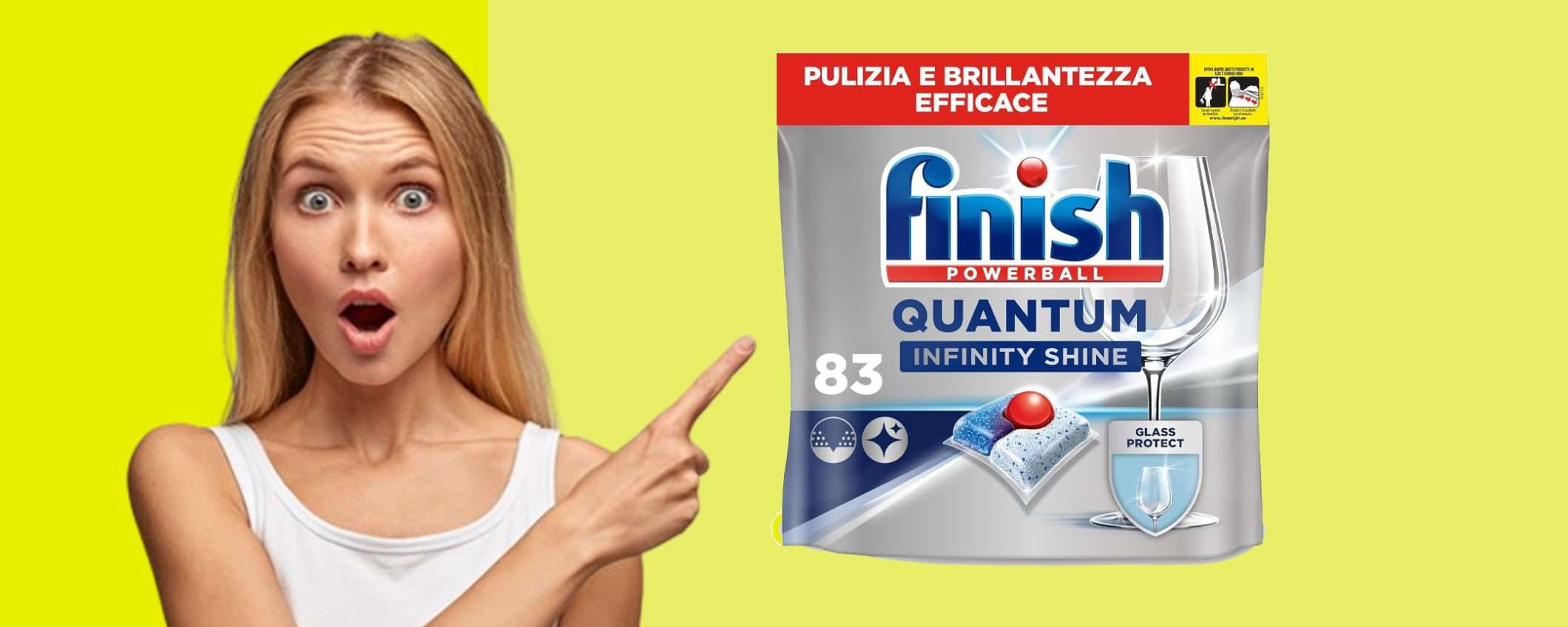 Finish Quantum Infinity Shine (83caps) in offerta TOP (0,20€/caps)