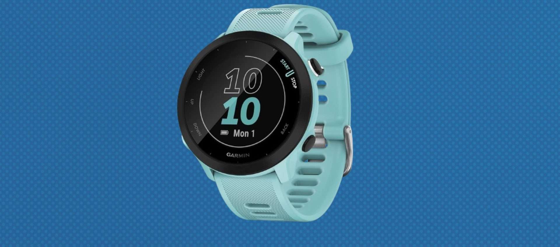 Garmin Forerunner 55 in offerta su Amazon: GPS precisissimo e 2 settimane di autonomia