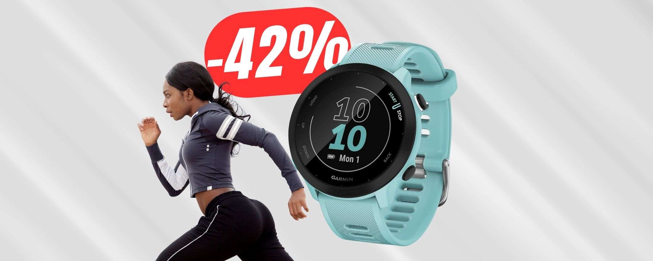 Risparmia il -42% per lo SMARTWATCH perfetto per gli SPORTIVI!