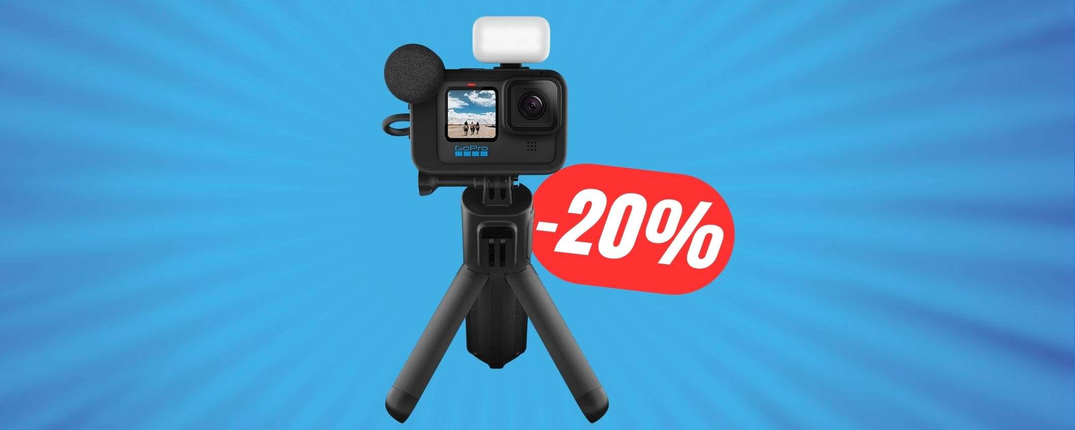 Risparmia 111€ su GoPro HERO11 con il kit per TikToker e Youtuber!