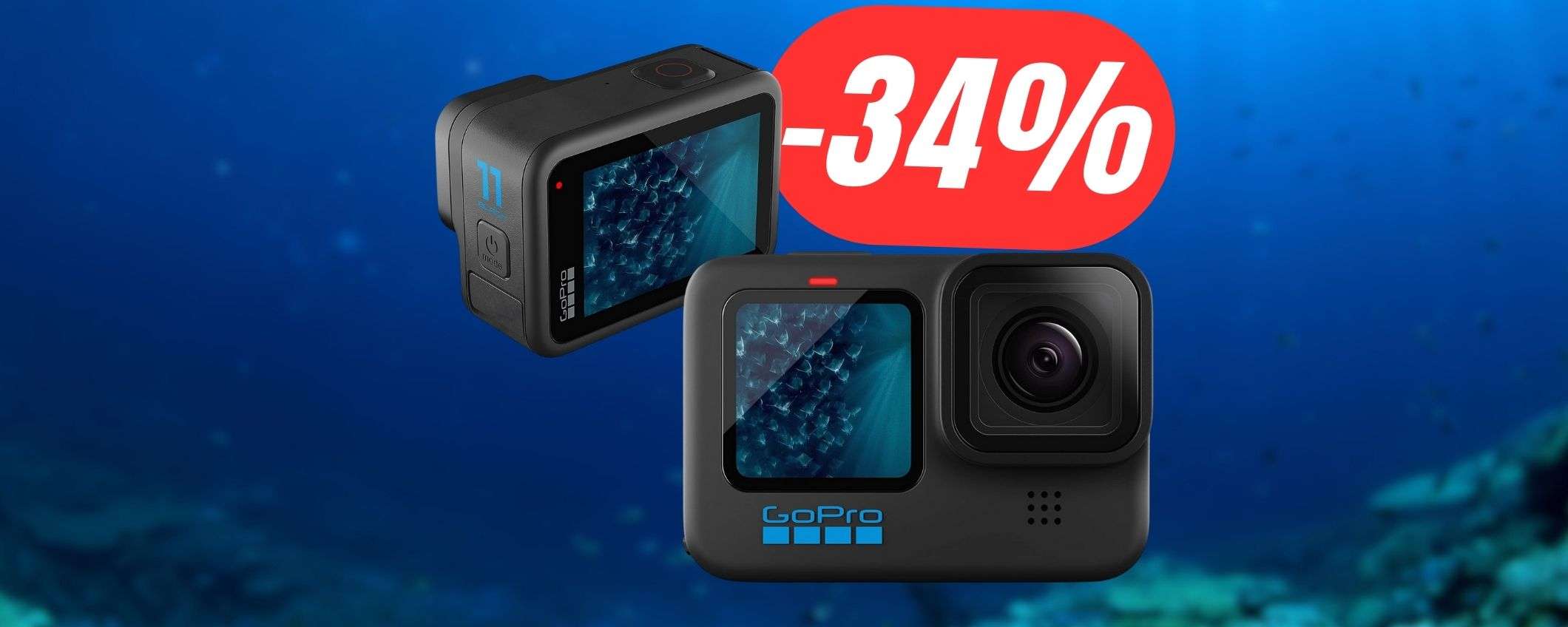 GoPro HERO11 Black: risparmia più di 150€ grazie all'OFFERTA Amazon!