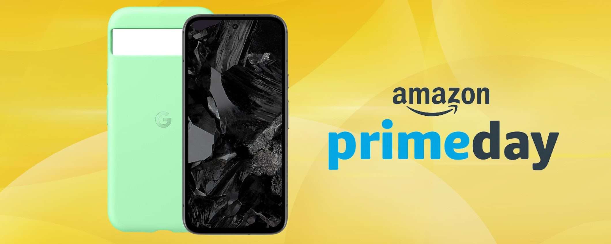 Google Pixel 8a 256GB con cover INCLUSA in offerta SPECIALE Prime Day (minimo)