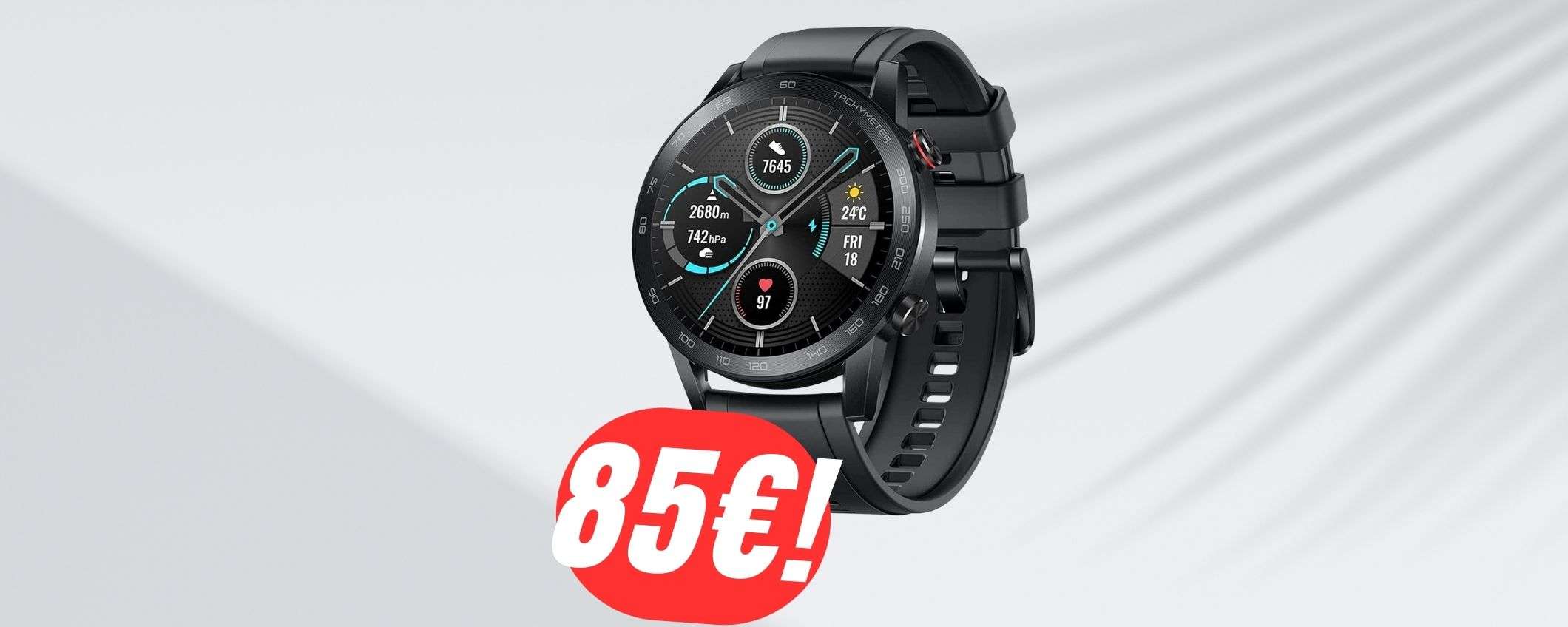 BOMBA Prime Day: HONOR MagicWatch 2 a soli 85€!