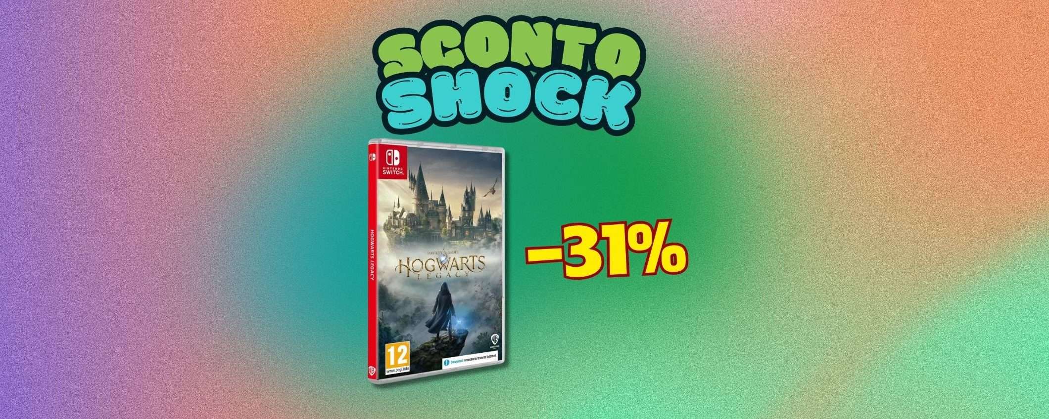 Hogwarts Legacy per Nintendo Switch a un prezzo shock (-31%)