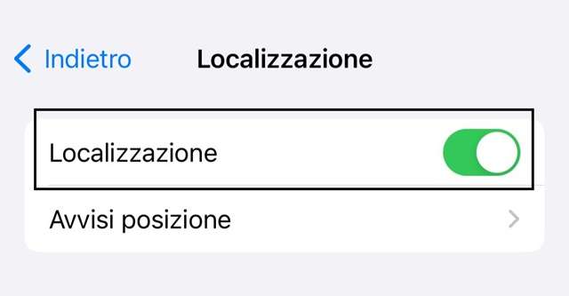 Come disattivare i servizi di localizzazione su iPhone