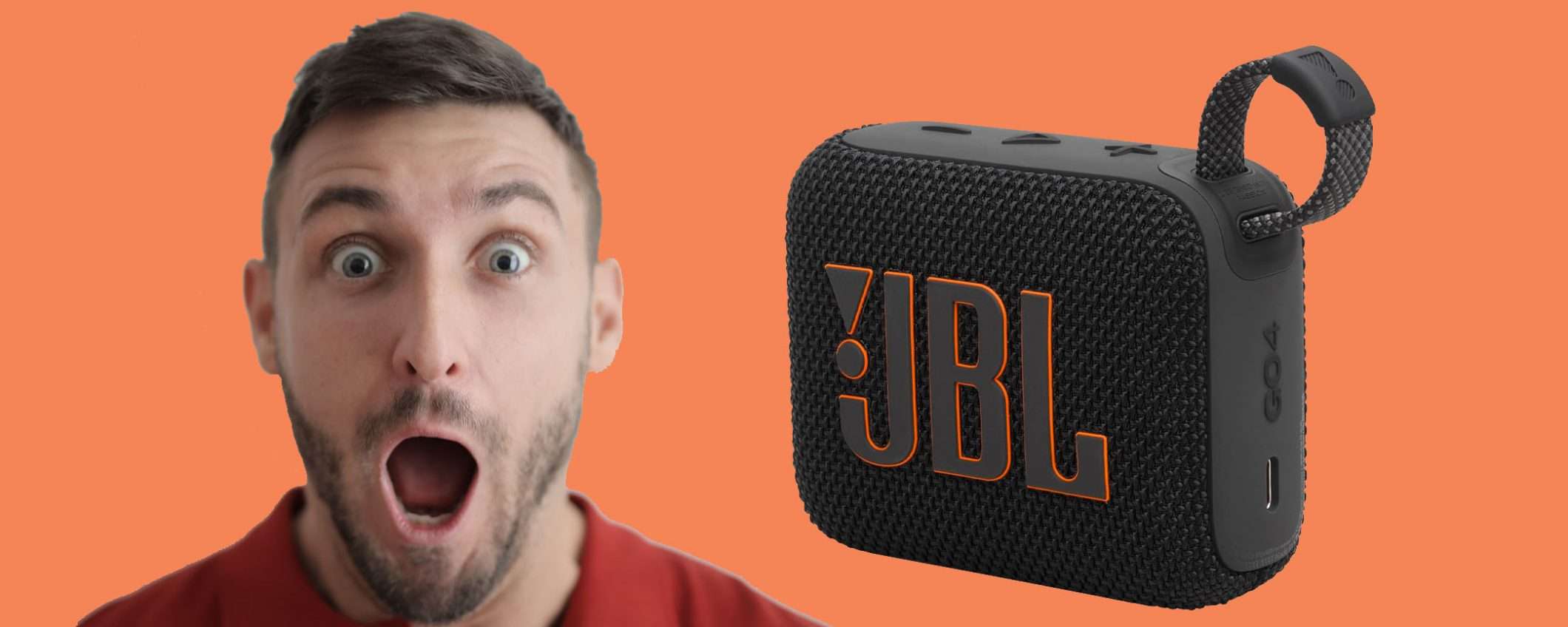 JBL GO 4 speaker Bluetooth POTENTISSIMO anche nel prezzo (-26%)