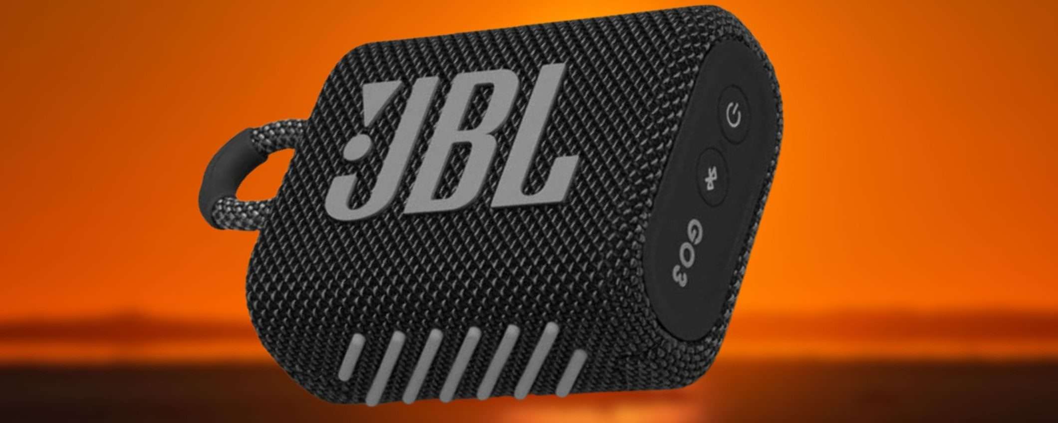 JBL Go 3 a 30€ è lo speaker wireless PREMIUM perfetto per l'estate al mare