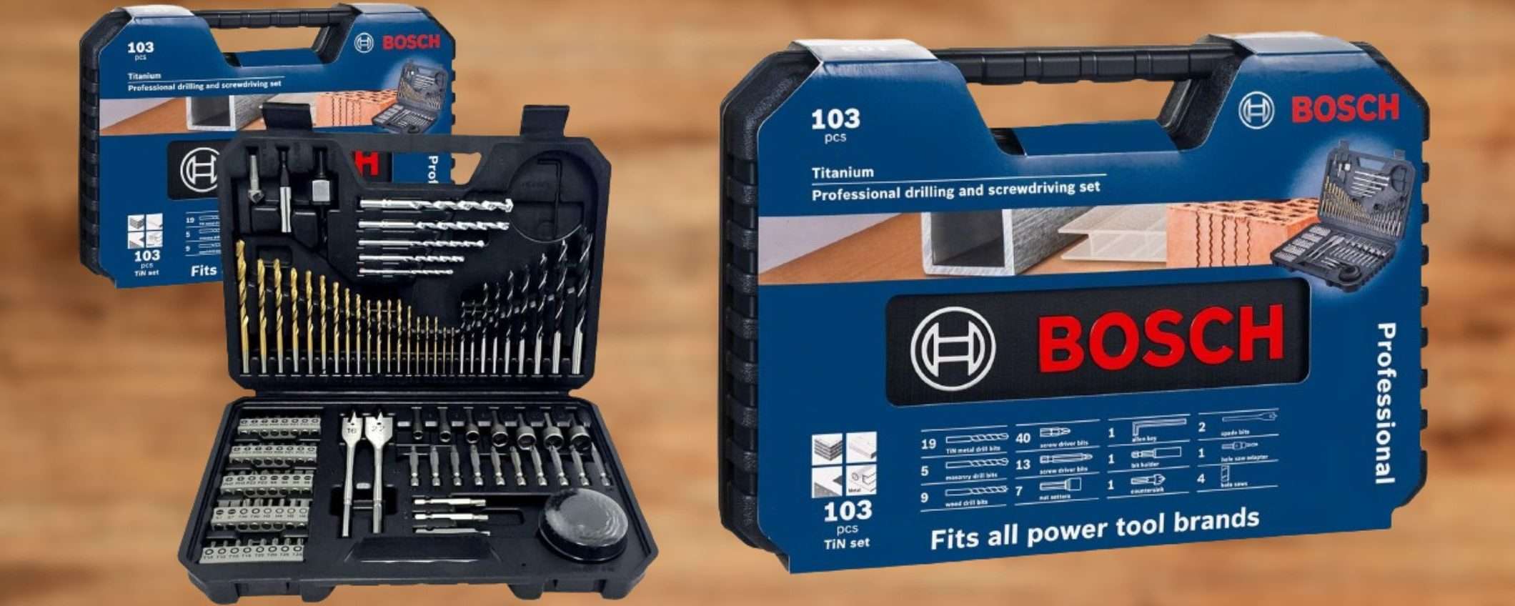 Bosch Professional, promo SHOCK: kit 103 in 1 a prezzo sbriciolato (29€)