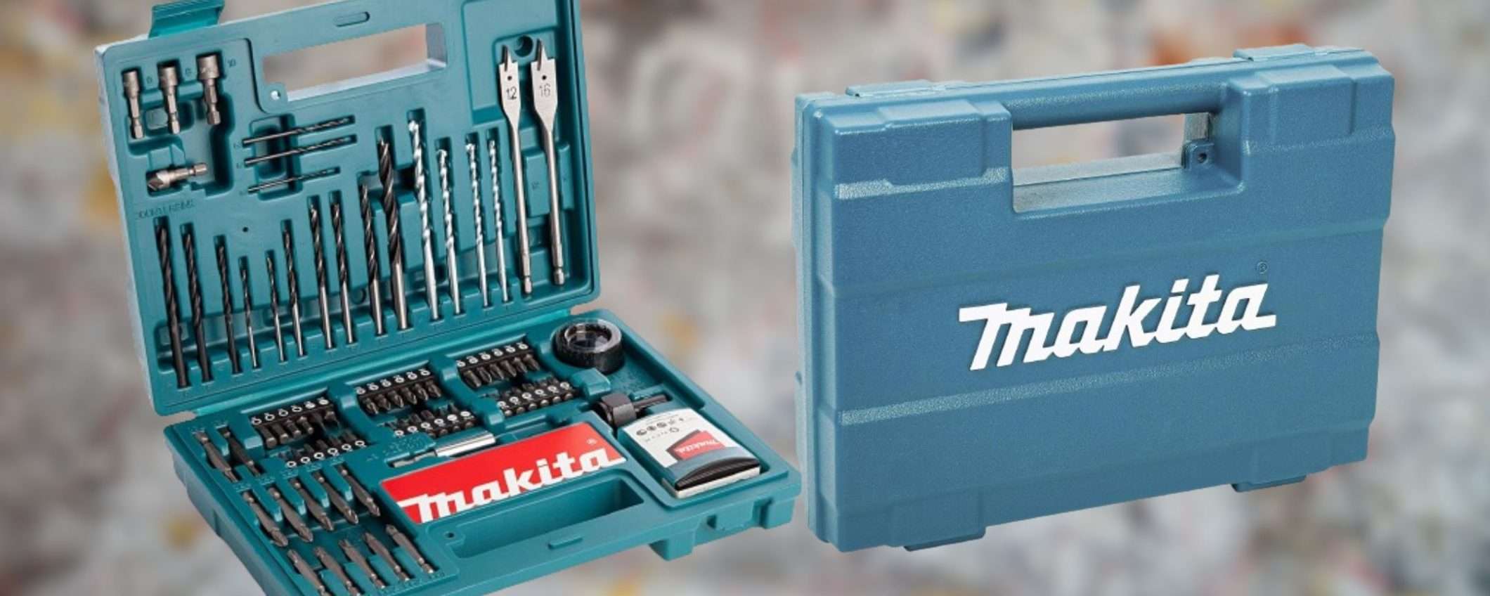 Makita WOW su Amazon: sconto 49% per il GIGANTESCO kit 100 in 1 (27€)