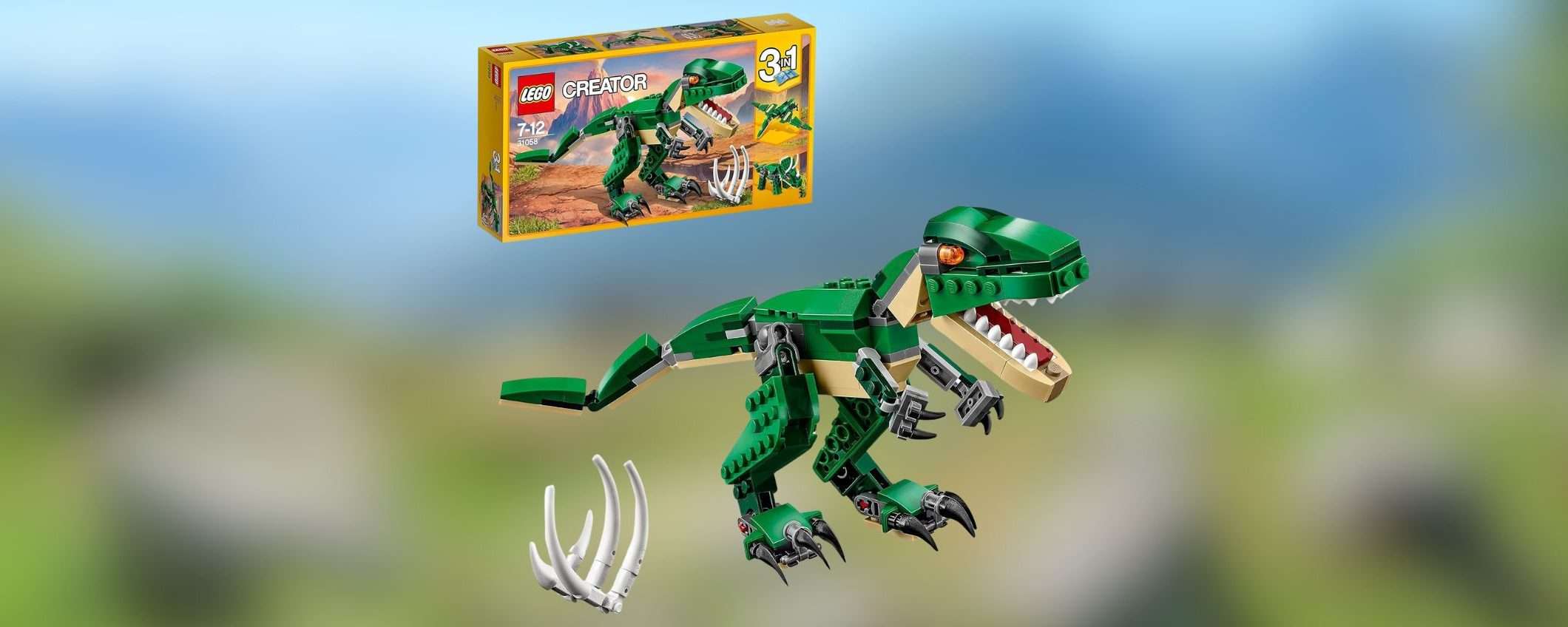 LEGO Dinosauro 3-in-1 in DOPPIO SCONTO su Amazon