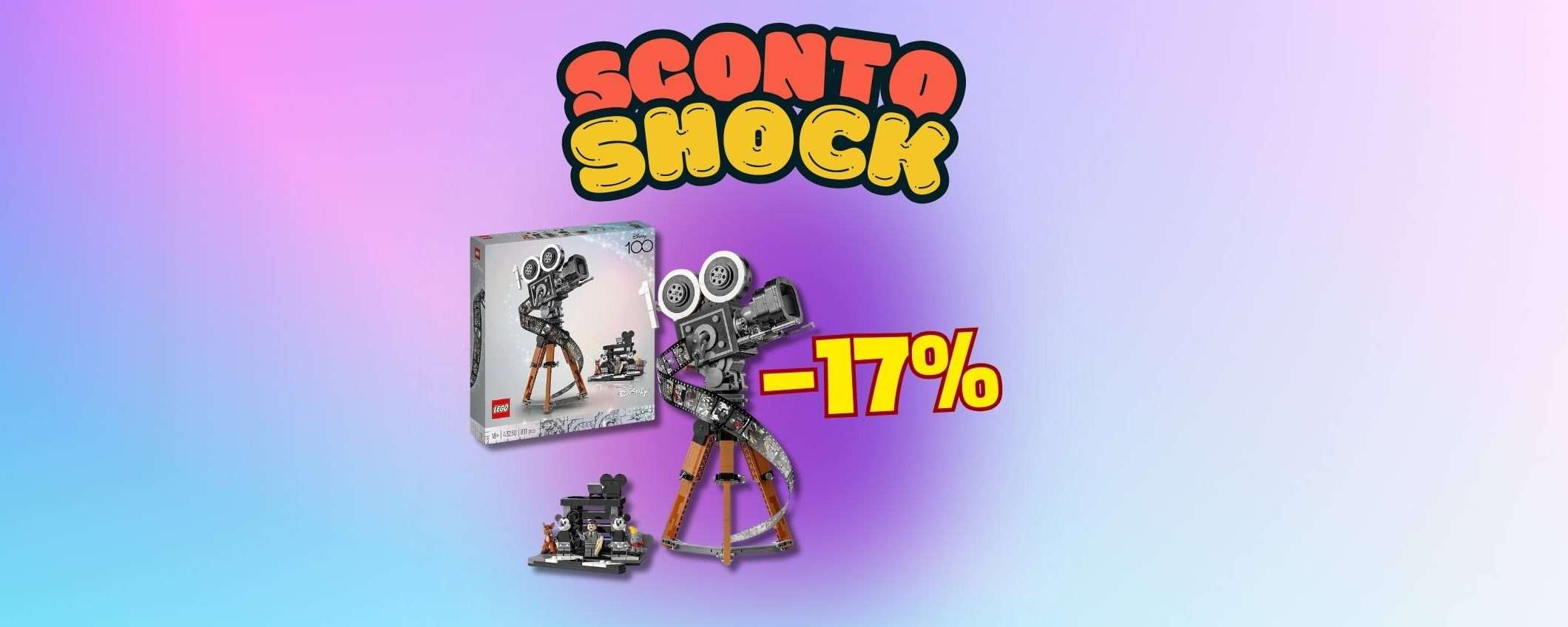 LEGO Disney Cinepresa: sconto FOLLE del 17%