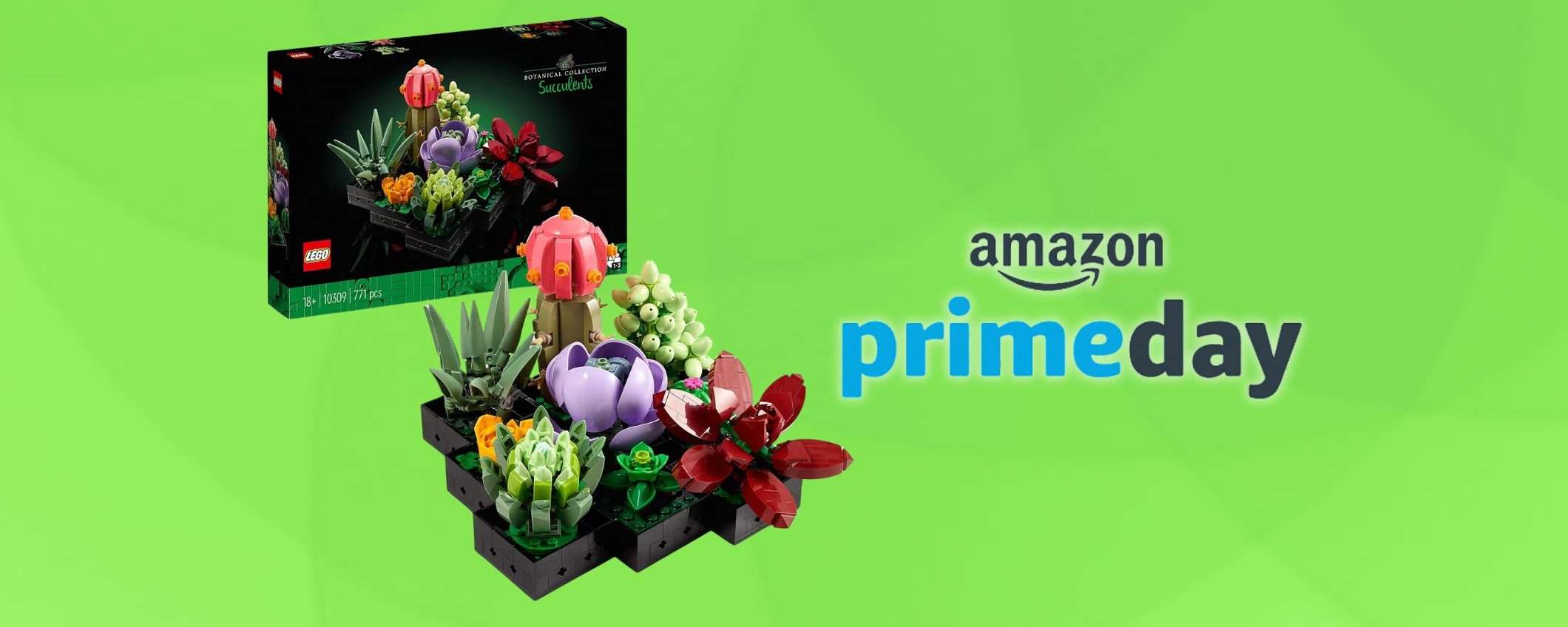 ULTIMA CHIAMATA: set LEGO Icons Piante Artificiali in sconto ESCLUSIVO Amazon (Prime Day)