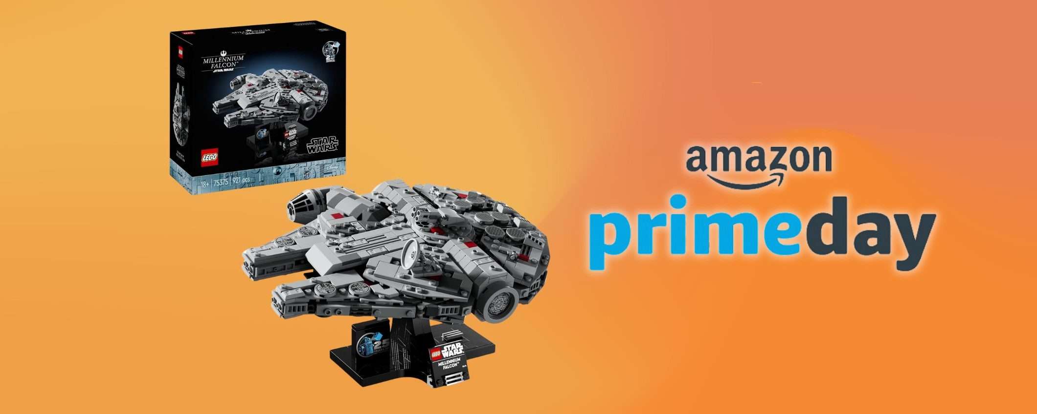 LEGO Star Wars Millenium Falcon: offerta da MINIMO STORICO (Prime Day al -24%)