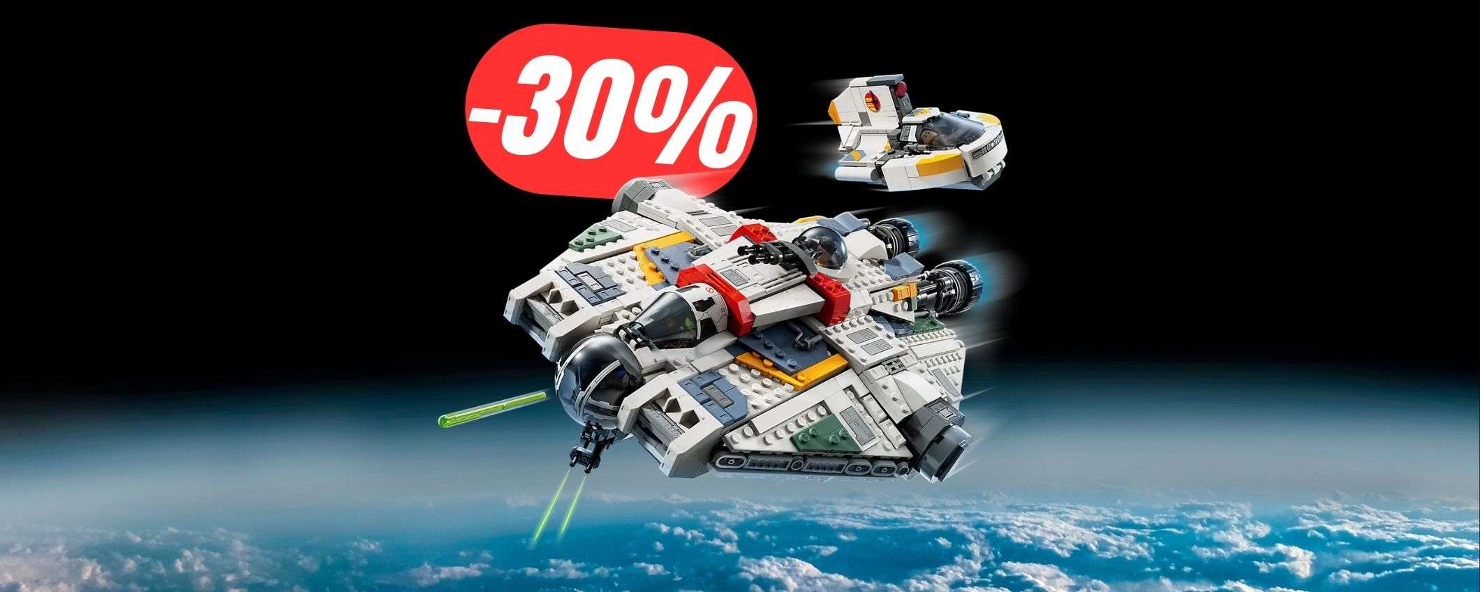 Risparmia il -30% sul set LEGO con 2 NAVICELLE di Star Wars!