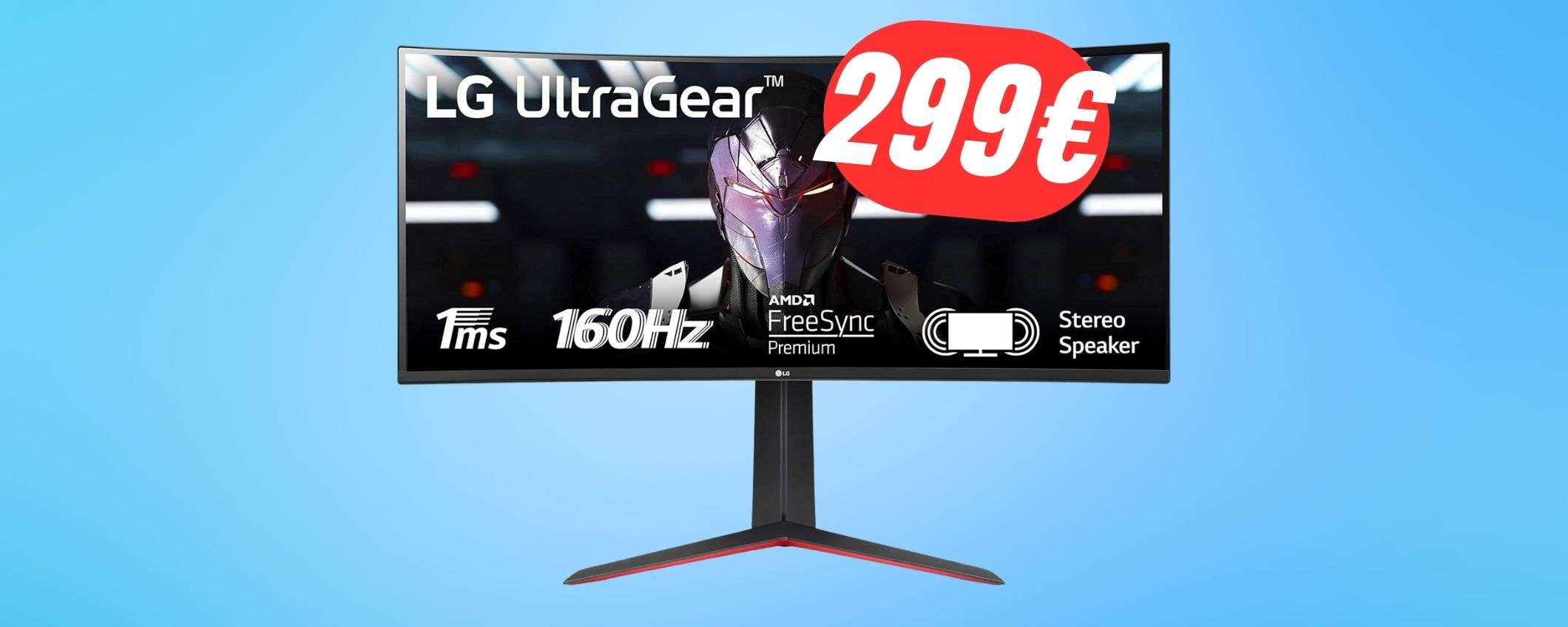 Il monitor UltraWide di LG è immenso e costa solo 299€!