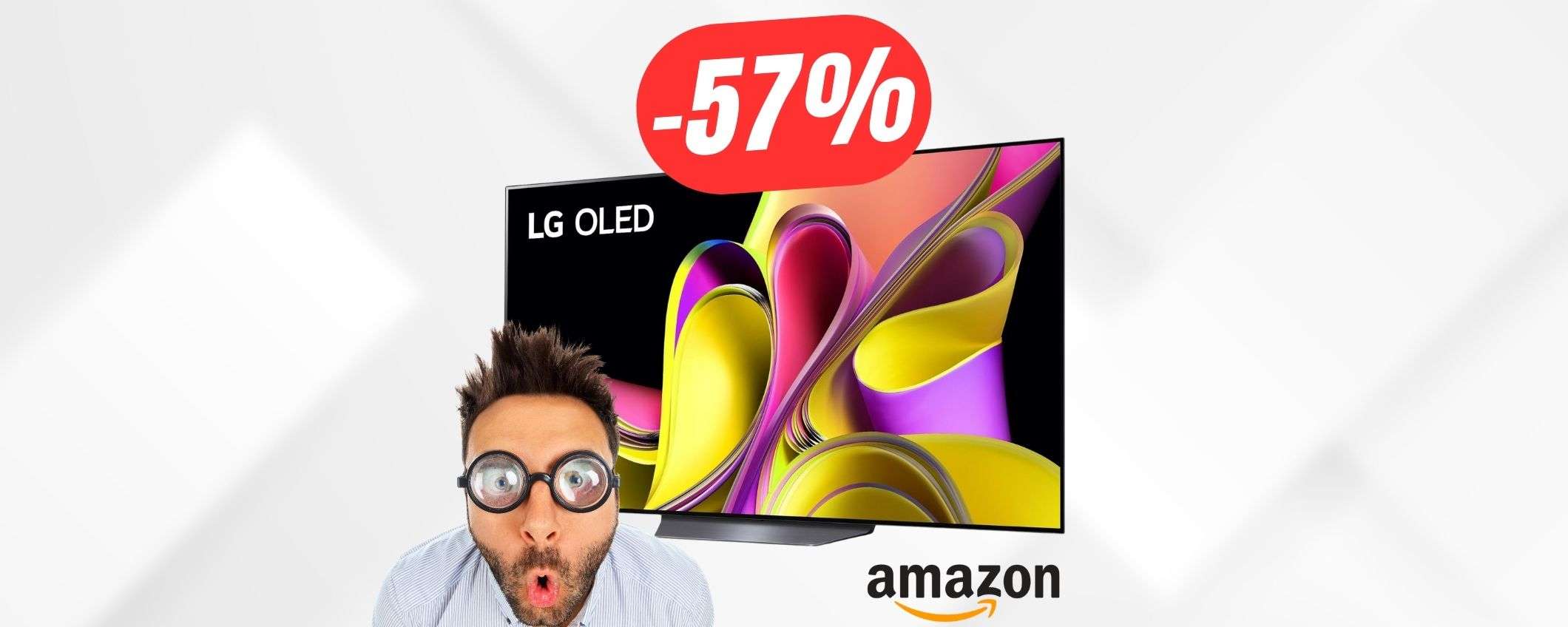 Con lo SCONTO del -57% risparmierai 1.540€ su questo Smart TV OLED di LG!