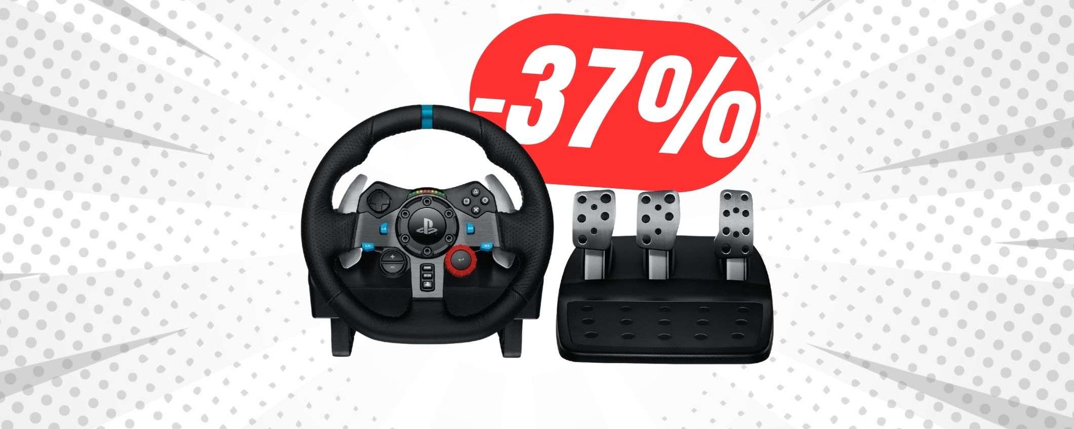 Trasforma la tua camera in una pista con il simulatore Logitech al -37%!