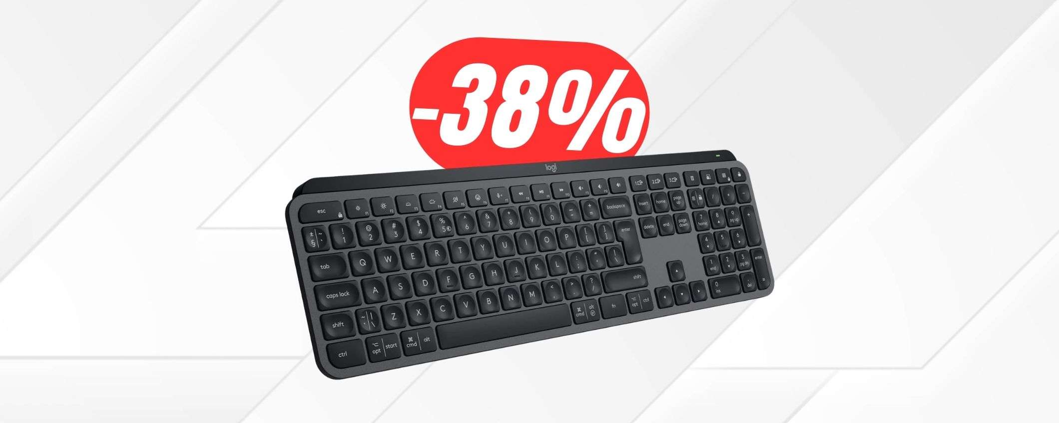 Meglio della Magic Keyboard ma alla metà del prezzo: la tastiera Logitech al -38% su Amazon!