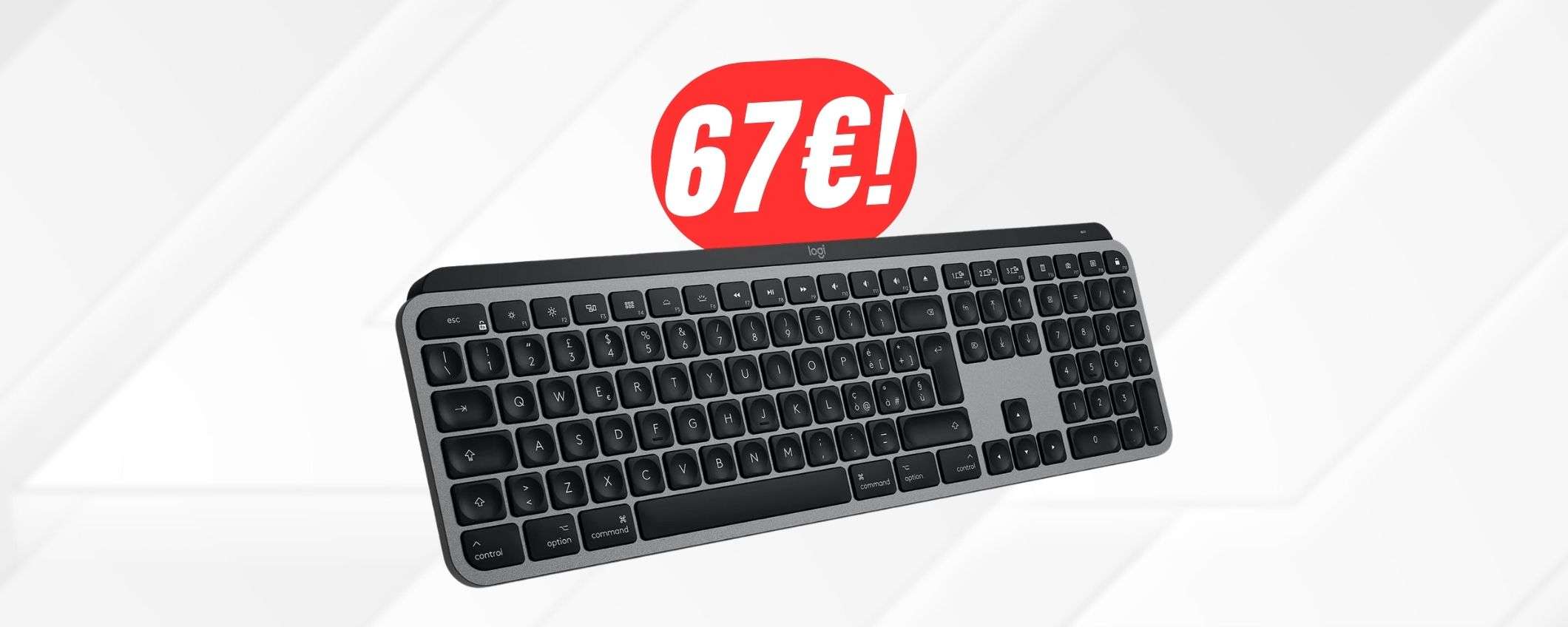 Solo 67€ per questa incredibile tastiera per Mac (meglio della Apple Magic Keyboard)!