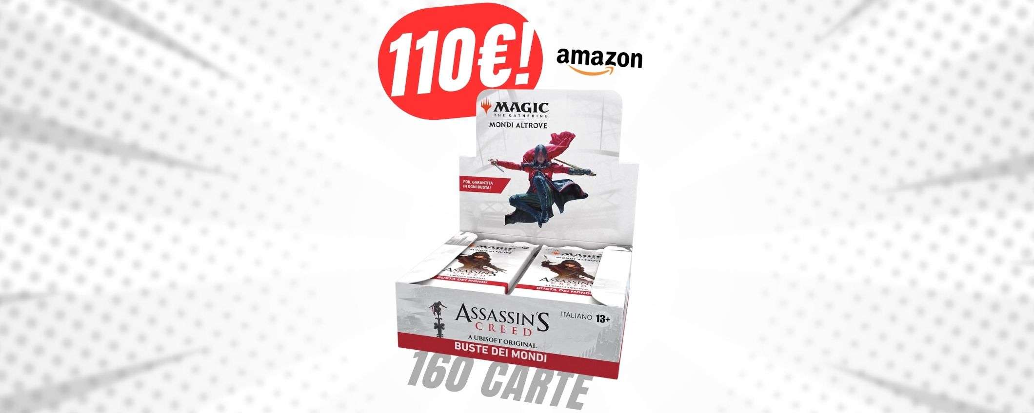 24 BUSTE di Magic: The Gathering x Assassin's Creed a un PREZZO FOLLE (solo 4,62€ l'una)!