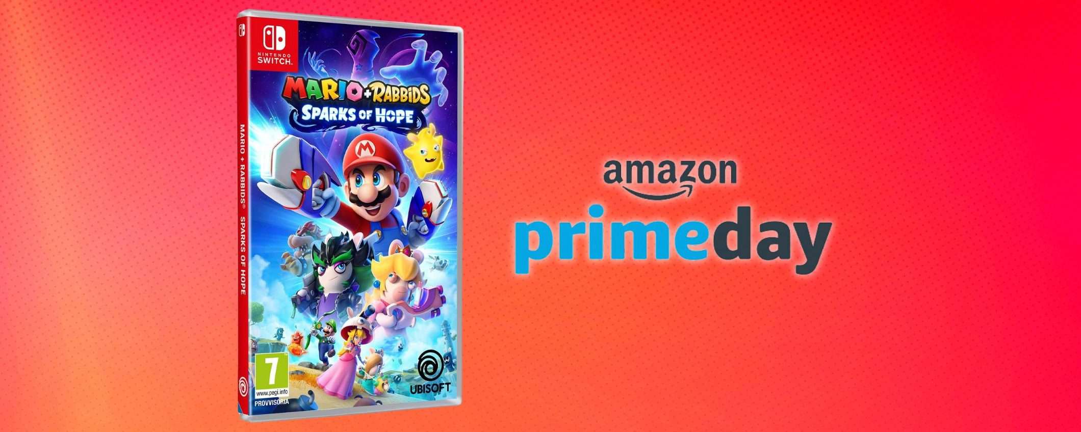 Mario+Rabbids Sparks of Hope per Switch a prezzo DISTRUTTO per i Prime Day (14,99€)