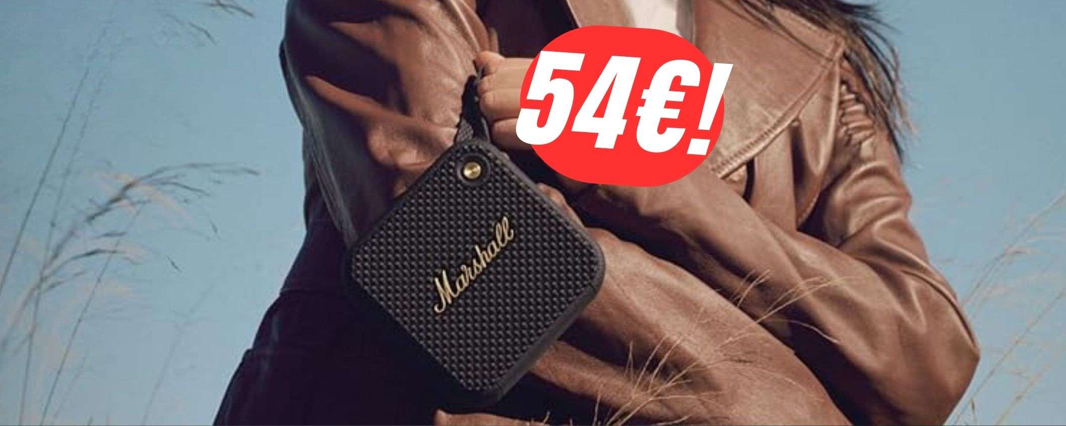 MINIMO STORICO per la cassa Bluetooth di Marshall (solo 54€!)